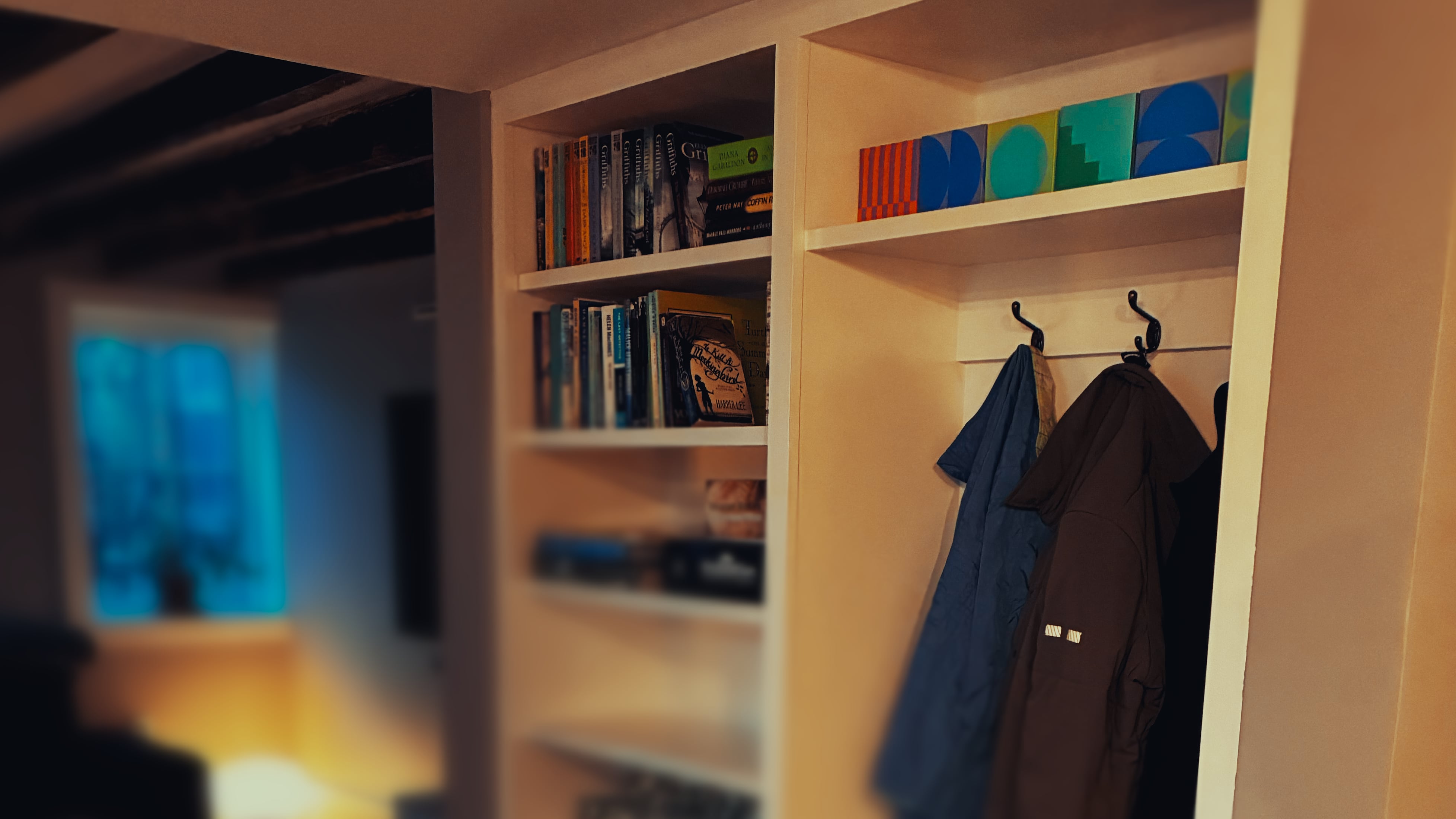 Back Door Built-In Shelf Cabinet